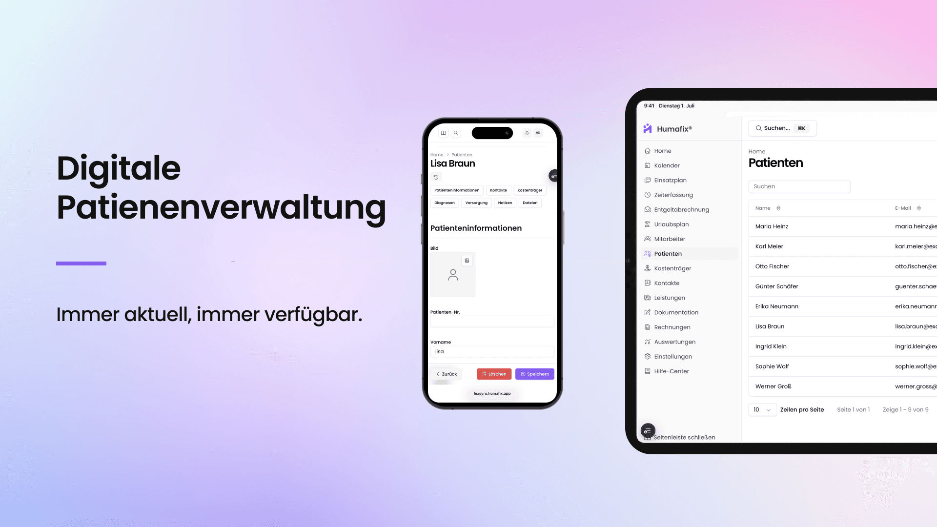 Digitale Patientenverwaltung: Alle Informationen im Blick – immer und überall