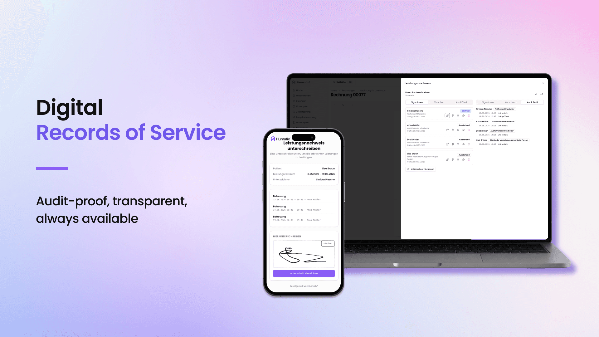 Digital Records of Service