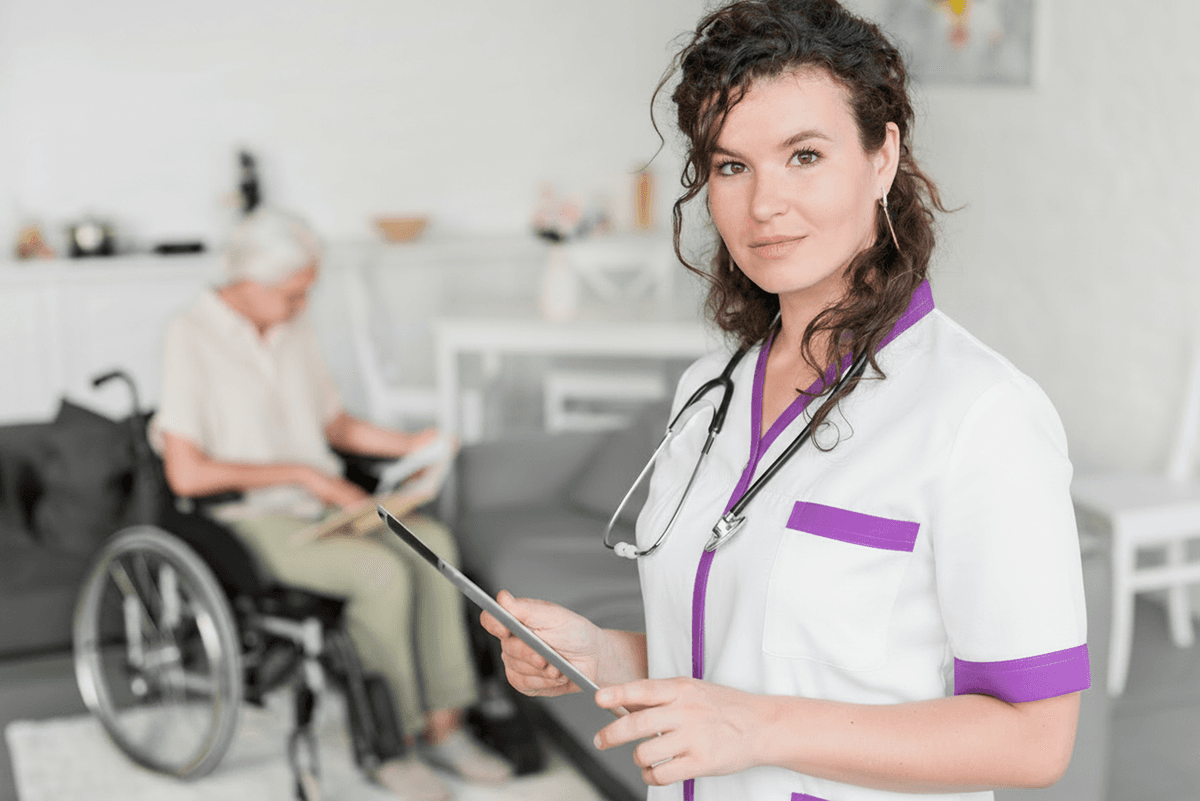 Humafix® Pflegedienst Anwendung am iPad