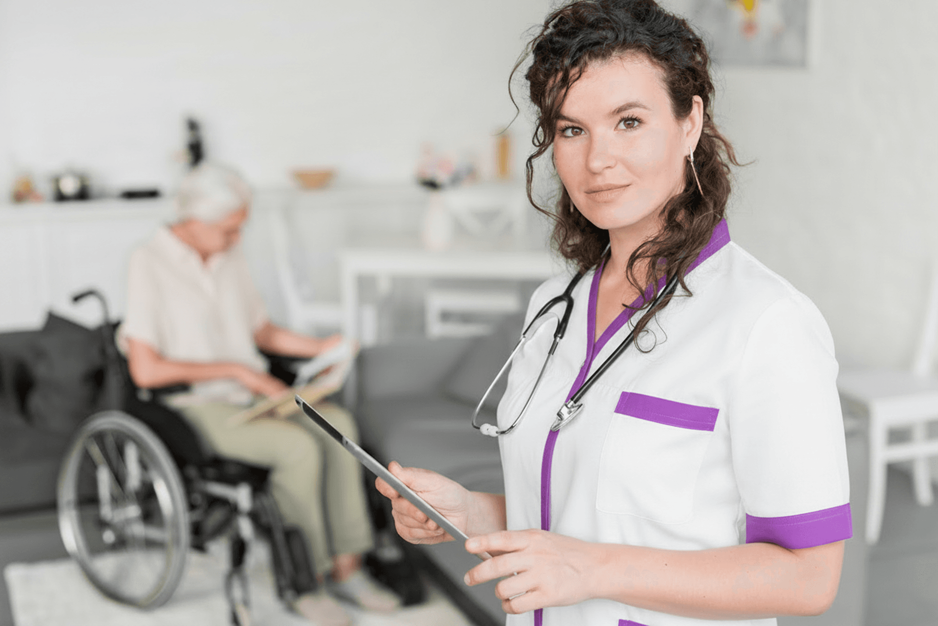 Humafix® Pflegedienst Anwendung am iPad